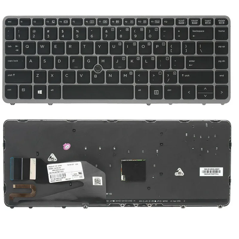Keyboard HP EliteBook 740 745 750 755 840G1 850G2 840g2 745g2