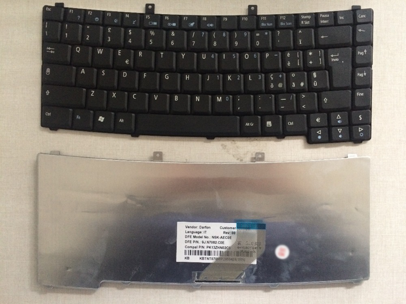 Keyboard Acer Travelmate 2200/2400/2450/2490/2700/3210/3220/4200/4230/4510/4650 Lệch trái