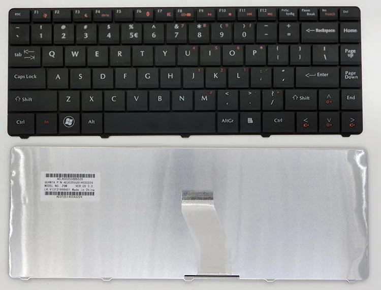 Keyboard Acer Emachines D525 D725 cáp cong