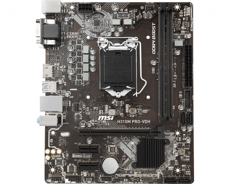 Main MSI H310M Pro - VDH	Có HDMI