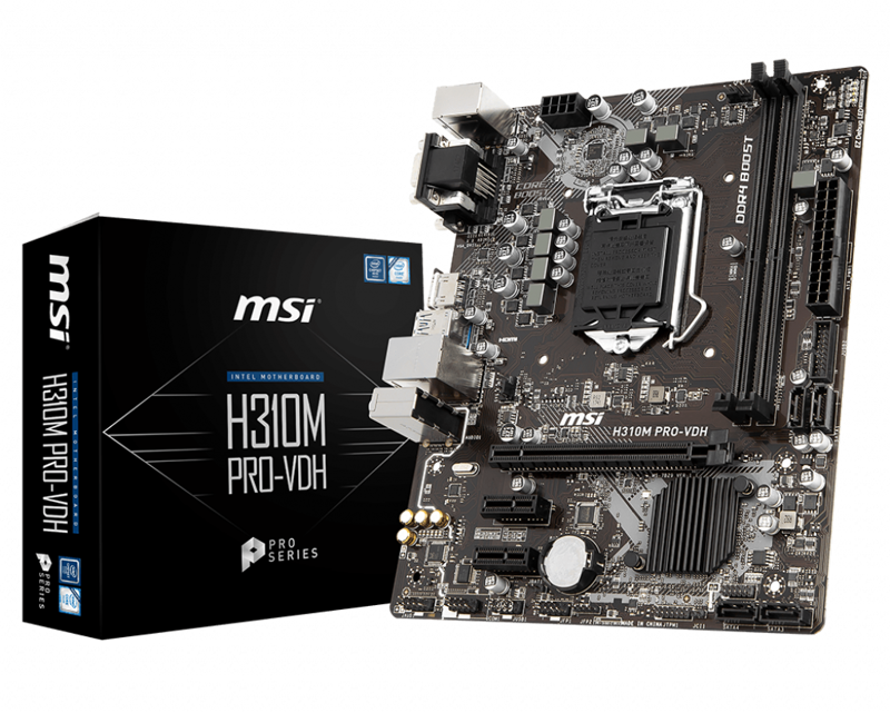 Main MSI H310M Pro - VDH	Có HDMI