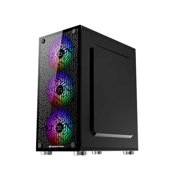 Case  Xigmatek NYX  2 mặt kính cường lực, 398x195x326 mm + 3 fan