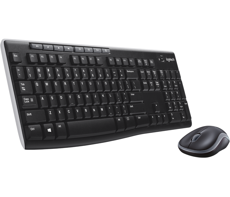 Bộ bàn phím chuột không dây Logitech MK270r