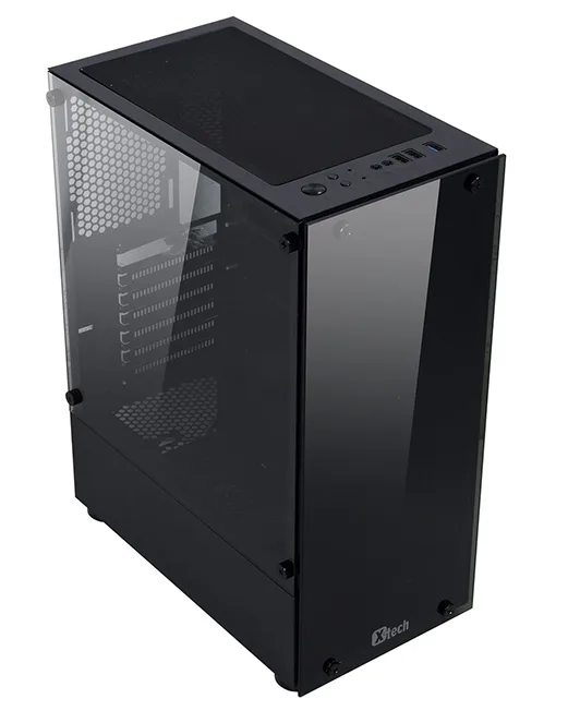 Case  Xtech Gaming F8 - 4 fan RGB | ATX- 2 mặt kính