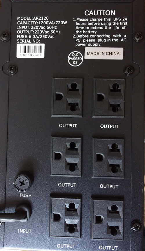 UPS ARES AR630 3000VA