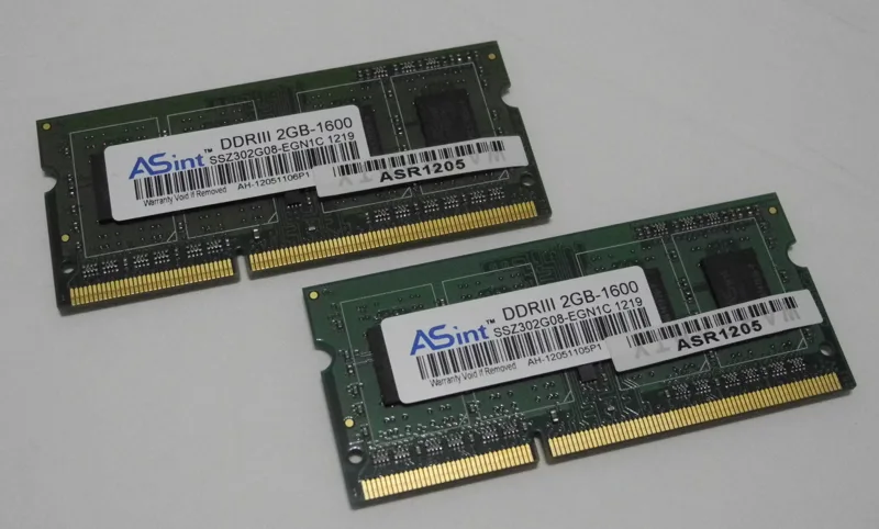 DDRam Laptop  2GB/1600 (SE )