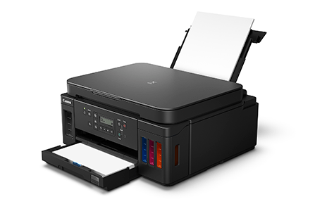 Máy in phun Canon Pixma GM2070 - A4; Duplex; 2 khay giấy; 13 ipm; WiFi+LAN+USB 2.0; Mực đen GI-70 6000p; Có thể in màu