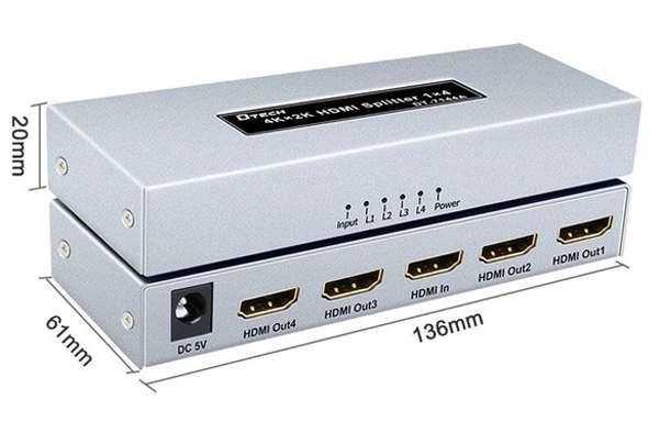 Bộ chia HDMI 1 ra 4  MC