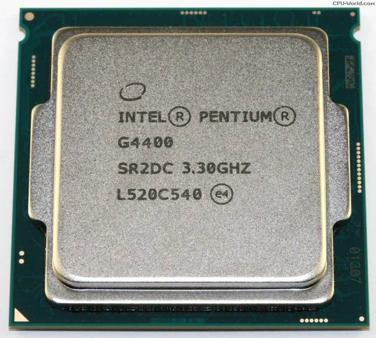 CPU Intel Pentium Dual Core G4400 (3.3GHz, 3MB cache, LGA1151)Box