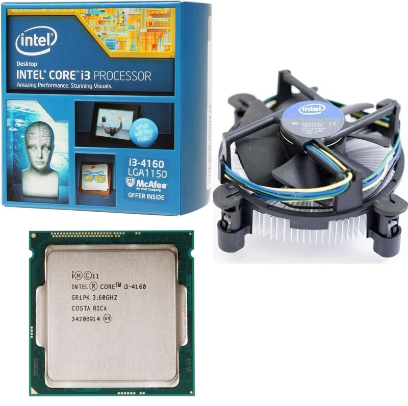 CPU Intel Core i3 4160 Box (3M Cache, 3.60 GHz)
