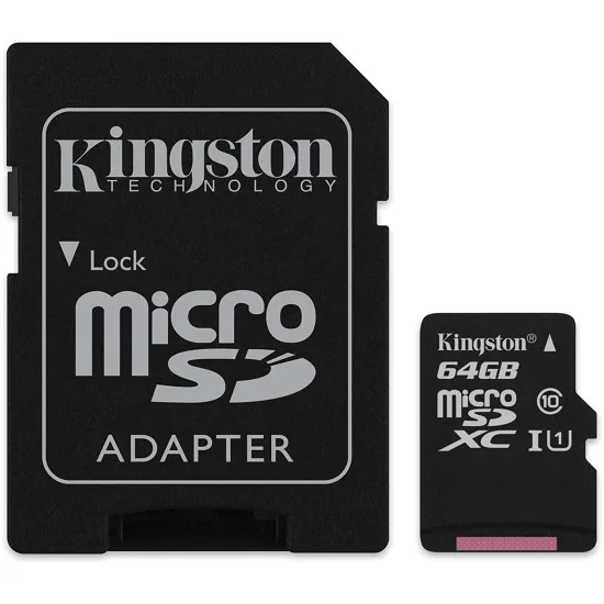 Thẻ nhớ MicroSD 64GB Kingston 80Mb/s Class 10