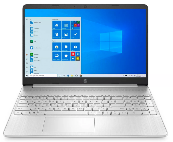 Laptop HP 15-DY1025 Core™ i3-1005G1 1.2GHz 256GB SSD 4GB 15.6" HD (1366x768) Touch Windows 10 Webcam SILVER NK
