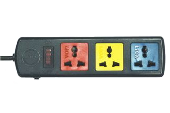 Ổ cắm lioa 3 lỗ 5m 3D52N/3DND5