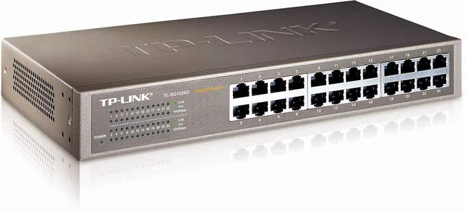 Switch 24 Port TPLink TL-SG1024D chuẩn gigabit 1000 vỏ sắt