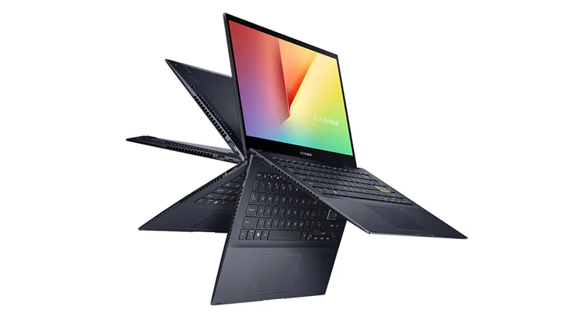 Laptop Asus VivoBook Flip 14 TM420IA-EC155T R3-4300U/4GB + 1slot/256GB SSD PCIe/14" FHD Touch/Win10/Black