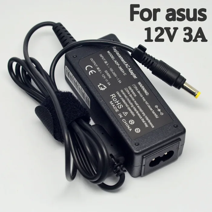 Adapter Laptop Asus 12V - 3A chân tròn nhỏ