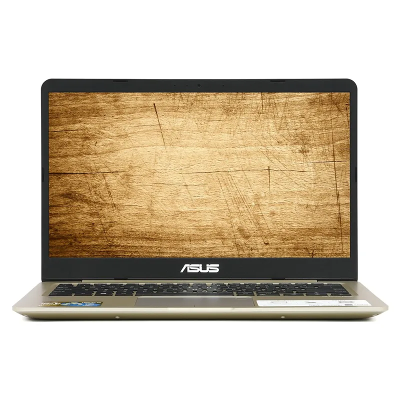 Laptop Asus A411UA-BV611T- Màu GOLD Core i3 8130U, 2.2Ghz  Upto 3.4Ghz, 4GB DDR4  + 1slot, 1TG5+ 1slot M2 SSD, Intel HD620, 14"HD, WIN10SL