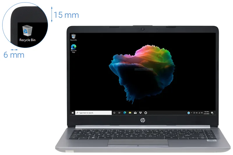 Laptop HP 240 G8 519A5PA Core i3-1005G1,4GB RAM,512GB SSD,Intel Graphics,14"HD,Wlan ac+BT,3 Cell,Win 10 Home 64,Silver