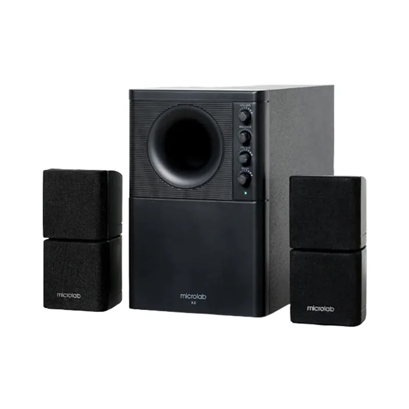 Loa Microlab X2BT 2.1 46W; 35Hz-20kHz; Bluetooth 5.0 + RCA + 3.5mm