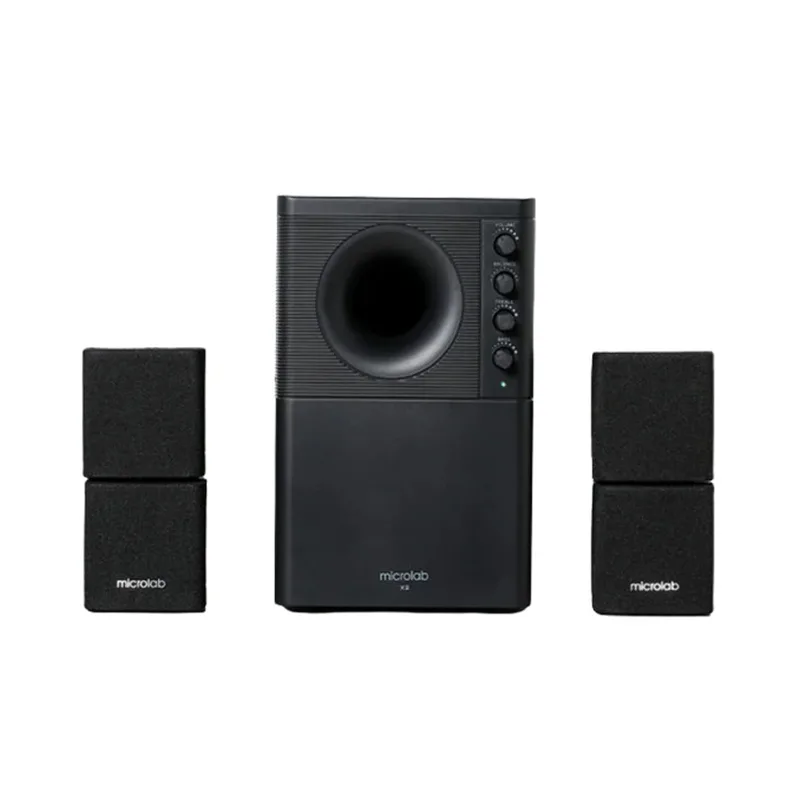 Loa Microlab X2BT 2.1 46W; 35Hz-20kHz; Bluetooth 5.0 + RCA + 3.5mm