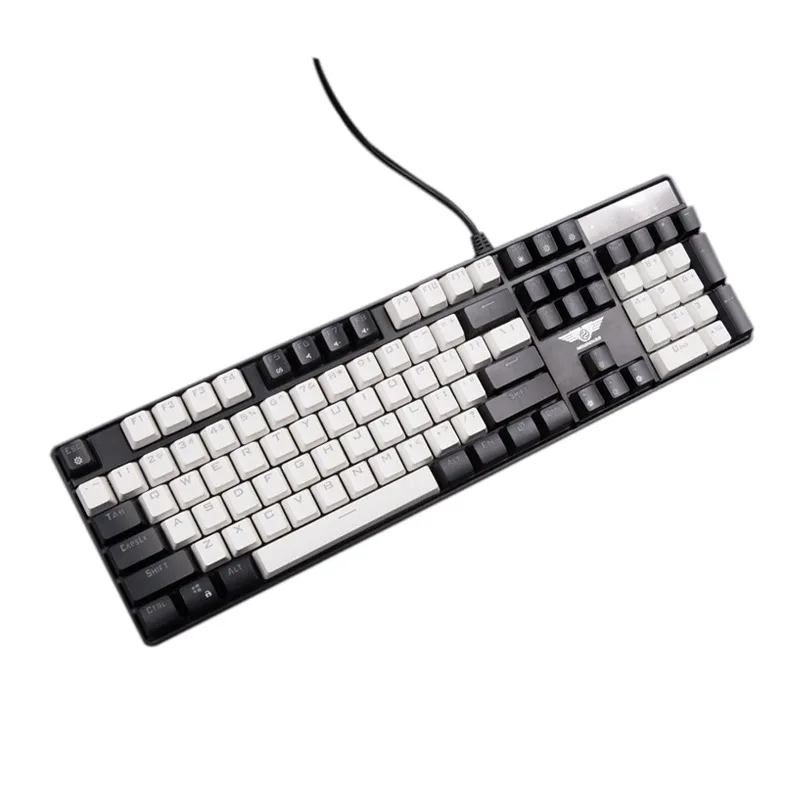 Bàn phím cơ Gaming Newmen Blue Switch GM330 Diy - Single Led - USB, màu đen