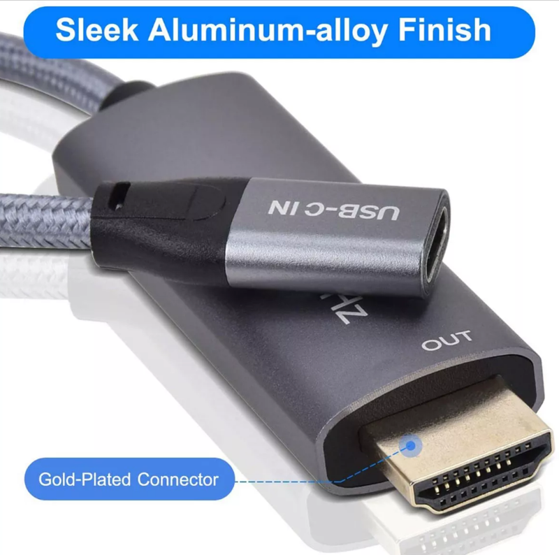 Cable chuyển đổi USB Type C to HDMI+USB+USB-C