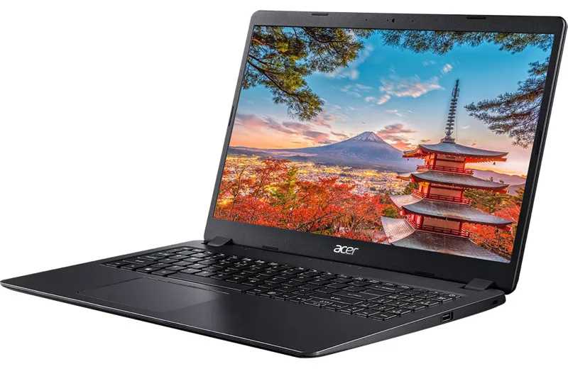 Laptop Acer A315-56-58EG - Intel core i5-1035G1/4GB+1Slot/256GB SSD/15.6" FHD/BT4/Win11SL/Black1