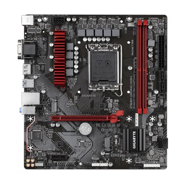Mainboard Gigabyte B760M-GAMING-DDR4- Intel B760 LGA1700; 2xDDR4; 1*PCI-e x16 + 1*PCI-e x1; M.2 PCIe; LAN1000; D-sub + HDMI+DisplayPort