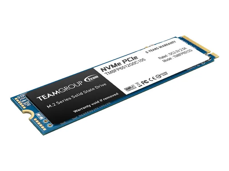 SSD M2 PCIE 512GB TeamGroup R/W 1700/1400MBps; TBW 350TB/ NVME