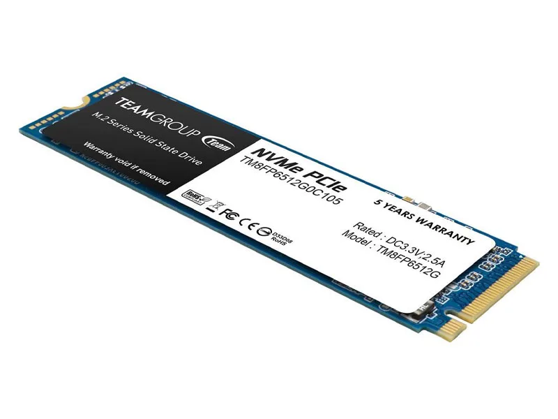 SSD M2 PCIE 512GB TeamGroup R/W 1700/1400MBps; TBW 350TB/ NVME