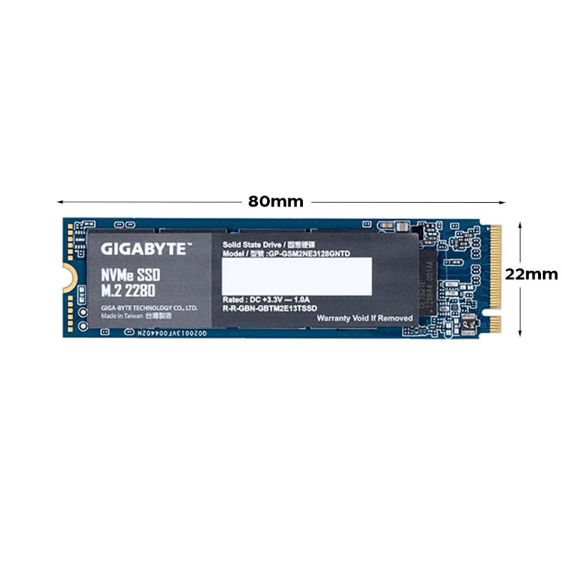 SSD M2 PCIe Gigabyte 256GB NVme
