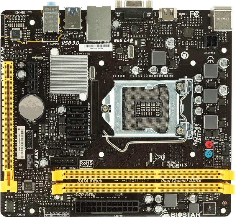Mainboard Biostar H110MHV3  DDR3
