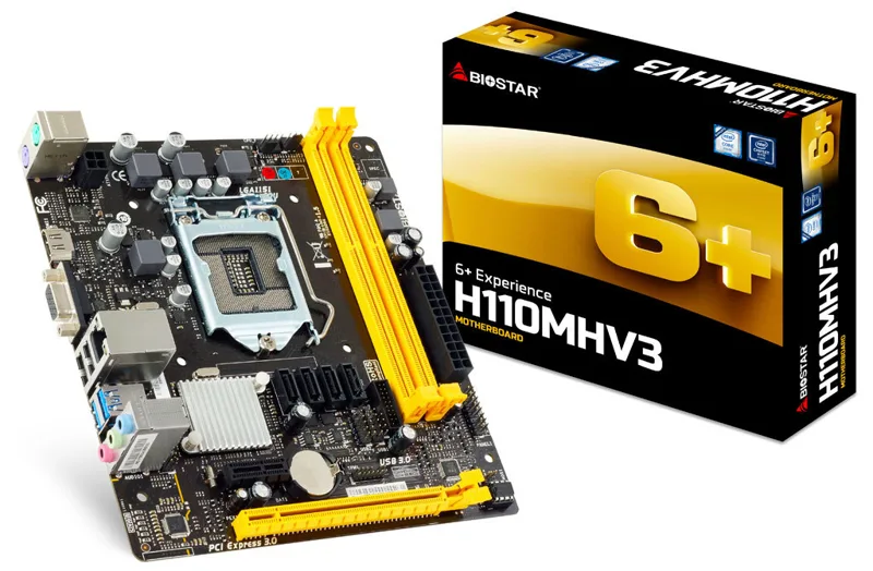 Mainboard Biostar H110MHV3  DDR3