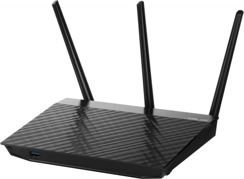 Accesspoint Router Wireless  Asus RT-N18U(4 cổng/ tốc độ mạng 10/100/100Mbps/ tốc độ Wifi 600Mbps/ 3 Ăngten)