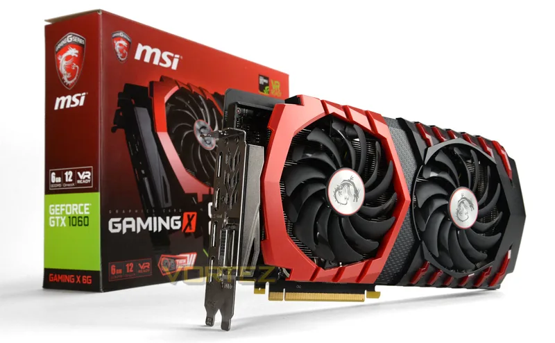 Card VGA MSI GTX 1060 Gaming X 6G