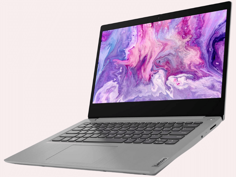 Laptop Lenovo ideapad 3 14IGL05 pen 5030 4G 256G 14.0”hd màu bạc NK 1