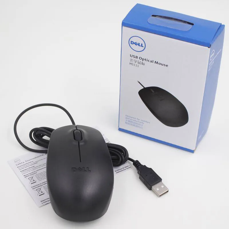 Mouse  Dell MS111 Black USB
