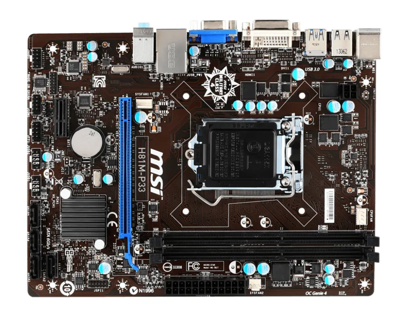 Mainboard MSI H81M - P33 hãng