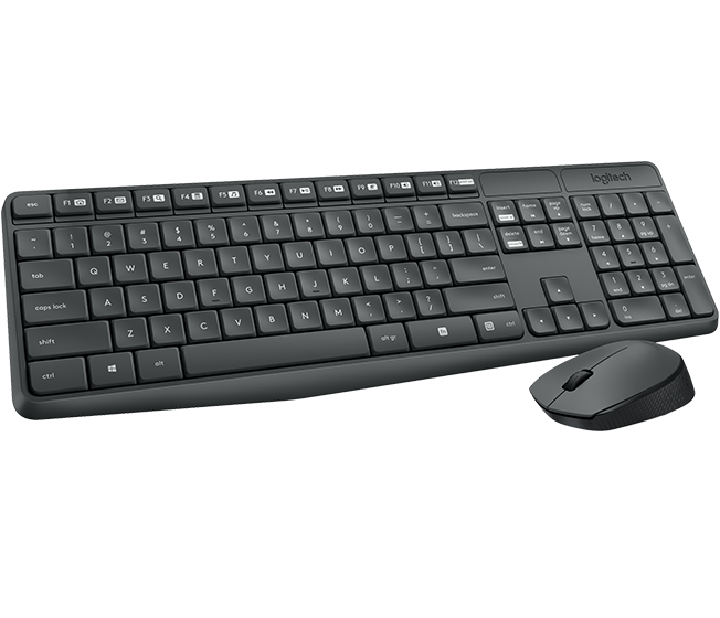 Keyboard + Mouse Wireless Logitech MK235