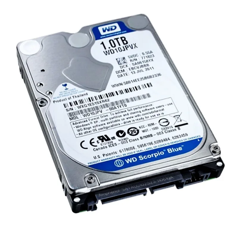 HDD Laptop 1TB western Sata hãng