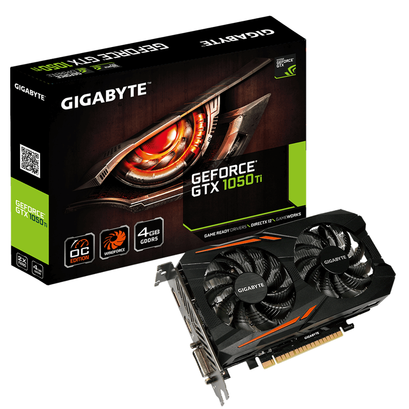 Card VGA  Gigabyte N1050Ti - 4GD
