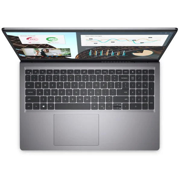 Laptop Dell Vostro 15 3530 -  Gray - 15.6 FHD; Intel Core i5-1335U; 8GB; 256GB SSD; WF5 + BT5.0; Polyc; Win11H+ OfficeHS21; 1Y IH (V3530-V5I5267W1-GRAY)