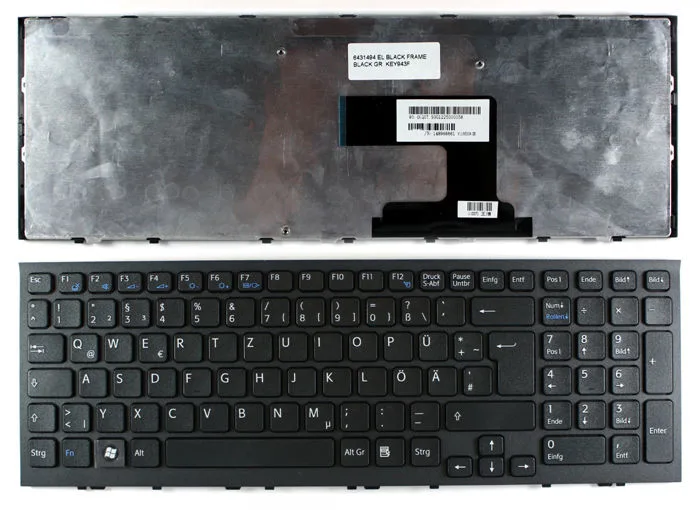 Keyboard Sony EL đen Có Bẹ