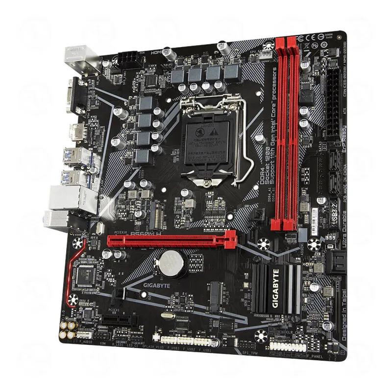 Mainboard Gigabyte B560M-H V2, Intel B560 ChipSE t, SK1200, 2xDDR4, PCIe NVMe, Lan 1Gbe, VGA, HDMI