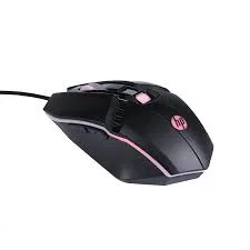 Mouse gaming HP M270  - Màu đen; USB; 2400dpi; 6 nút, hiệu ứng chiếu sáng 4 màu-7ZZ87AA