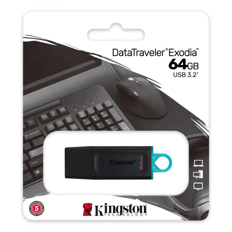 USB 64GB Kingston DataTraveler Kyson/Exodia USB 3.2
