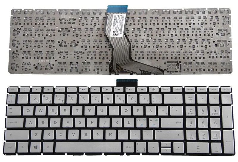 Keyboard HP 15BS 15CC  15CC  màu bạc