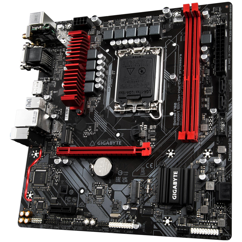 Mainboard  Gigabyte B660M-GAMING-DDR4 : Intel B660 SK1700/2xDDR4/1*PCI-e x 16+1*PCI-e/M.2 PCIe/LAN1000/D-sub, HDMI, D