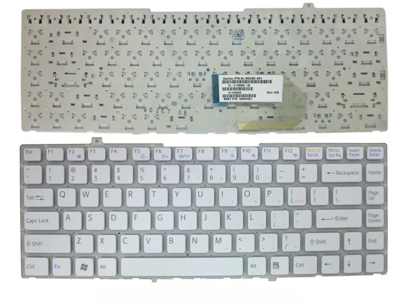 Keyboard Sony FZ trắng