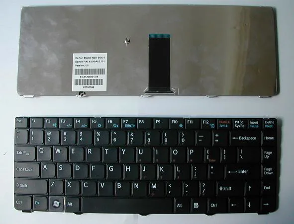 Keyboard Sony NR/NS đen